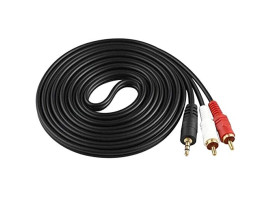 2RCA cable Audio Cable, 3.5 mm Jack Stereo Audio Male to 2 RCA Cable